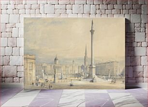 Πίνακας, A Proposed plan for Trafalgar Square