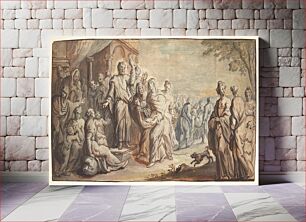 Πίνακας, A religious presentation by Jean Baptiste Jouvenet