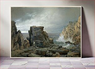 Πίνακας, A Rocky Coast by William Trost Richards