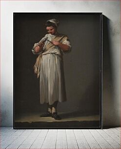 Πίνακας, A Roman Cook's Boy Sharpening a Knife by Jean Barbault