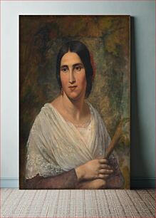 Πίνακας, A Roman woman by Elisabeth Jerichau Baumann