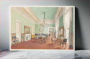 Πίνακας, A Salon in the Palazzo Satriano, Naples, L. Iely