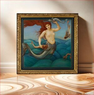 Πίνακας, A Sea-Nymph (1881) by Sir Edward Burne–Jones