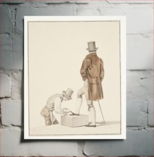 Πίνακας, A shoeshine from Paris by C.W. Eckersberg