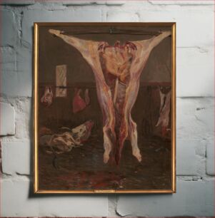 Πίνακας, A Slaughtered Ox, Rome by Theodor Philipsen