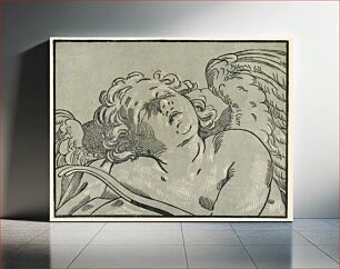 Πίνακας, A Sleeping Cupid, Bartolomeo Coriolano