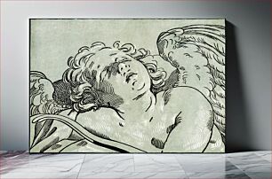 Πίνακας, A sleeping cupid (ca. 1630–1645) by Bartolomeo Coriolano
