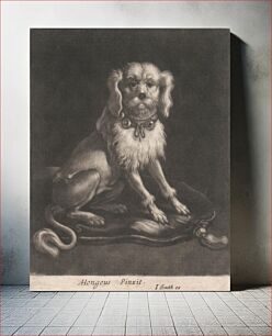 Πίνακας, A Small Dog, Wearing a Belled Collar