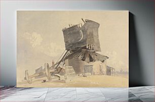 Πίνακας, A Storm Damaged Windmill