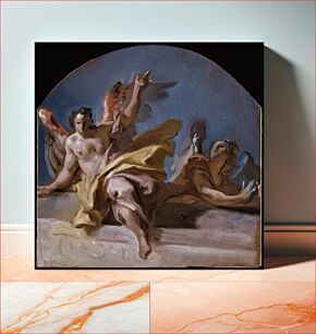 Πίνακας, A Study for Two Angels on a Balustrade by Carlo Innocenzo Carlone