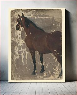 Πίνακας, A study of a horse by Jozef Hanula