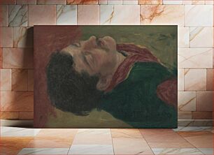 Πίνακας, A study of the human head by Jozef Hanula