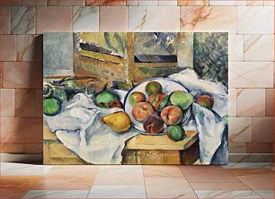 Πίνακας, A Table Corner (Un coin de table) (ca. 1895) by Paul Cézanne