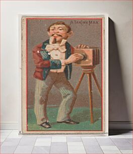 Πίνακας, A Taking Man, from the Jokes series (N87) for Duke brand cigarettes, issued by W. Duke, Sons & Co