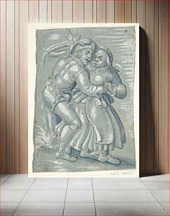 Πίνακας, A terrified married couple by unknown
