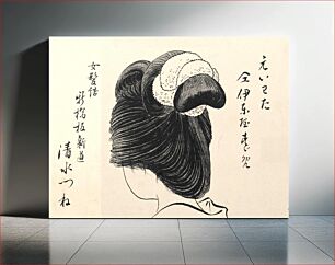Πίνακας, A traditional Japanese women's hairstyle named 'Yuiwata'.Hairstylist: Tsune Shimizu (Shinbashi, Tokyo)Hair model: Suzume (a geishsa of Itoya, Shinbashi, Tokyo)