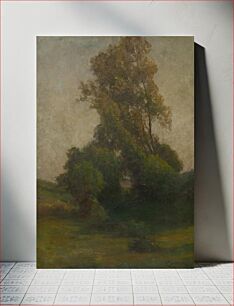 Πίνακας, A tree in the landscape by Lajos Csordák