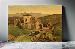 Πίνακας, A Tuscan Farm, Edward Bruce