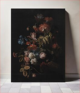 Πίνακας, A Vase with Flowers by Simon Pietersz Verelst