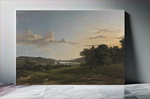 Πίνακας, A View of Cessford and the Village of Caverton, Roxboroughshire in the Distance