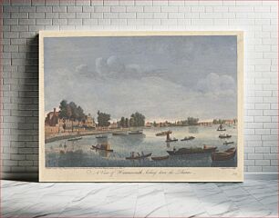 Πίνακας, A View of Hammersmith looking down the Thames