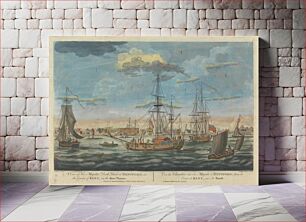 Πίνακας, A View of His Majesty's Dock Yard at Deptford in the County of Kent