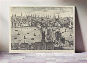 Πίνακας, A View of London Bridge, 1616