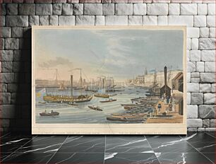 Πίνακας, A View of London Bridge and Custom House