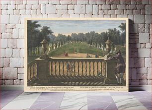 Πίνακας, A View of the Garden of the Earl of Burlington, at Chiswick, taken from the Top of the Flight of Steps leading to ye Grand Gallery at ye Back Front