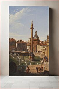 Πίνακας, A View of Trajan's Forum, Rome