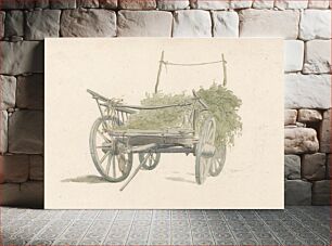 Πίνακας, A Wagon With Hops and Two Sketches of Horses