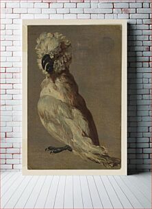 Πίνακας, A White-Brown Cockatoo