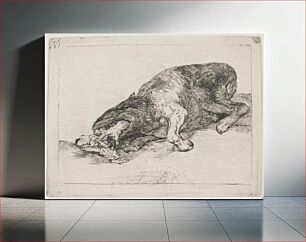 Πίνακας, A wild monster (81) by Francisco Goya
