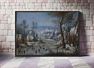 Πίνακας, A winter piece by Pieter Bruegel d.Æ