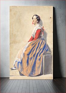 Πίνακας, A woman from italy, Vojtech Klimkovič
