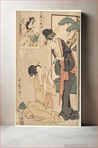 Πίνακας, A Woman Snatching a Bag of Sweetmeats from Her MotHer by Utamaro Kitagawa (1754–1806)