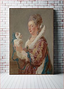 Πίνακας, A Woman with a Dog by Jean-Honoré Fragonard