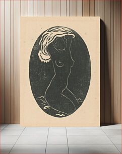 Πίνακας, A woman with a shirt by Mikuláš Galanda