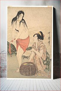 Πίνακας, Abalone Divers by Utamaro Kitagawa (1754–1806)