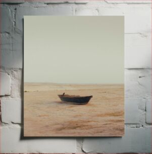 Πίνακας, Abandoned Boat on Deserted Beach Εγκαταλελειμμένο σκάφος στην έρημη παραλία