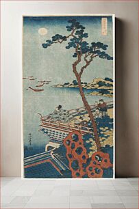 Πίνακας, Abe no Nakamaro (ca.1833) in high resolution by Katsushika Hokusai
