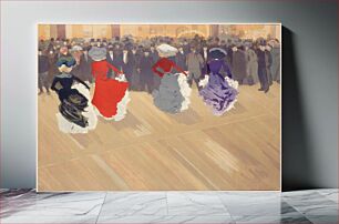 Πίνακας, Abel Truchet (1857-1918). "Quadrille". Gravure. Paris, musée Carnavalet