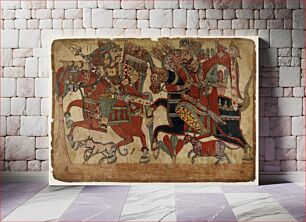 Πίνακας, Abhimanyu Hunting, Scene from the Story of the Marriage of Abhimanyu and Vatsala, Folio from a Mahabharata ([War of the] Great Bharatas)