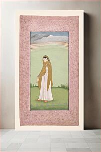Πίνακας, Abhisarika Nayika, a Heroine Longing for Her Lover, India (Punjab Hills, Kangra)