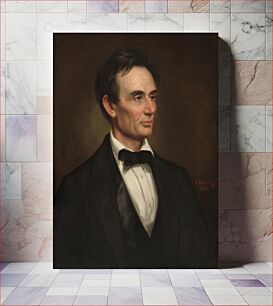 Πίνακας, Abraham Lincoln (1860) by George Peter Alexander Healy