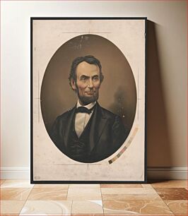 Πίνακας, [Abraham Lincoln, head-and-shoulders portrait, facing front, in oval]