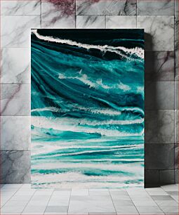 Πίνακας, Abstract Sea Waves Αφηρημένα κύματα θάλασσας