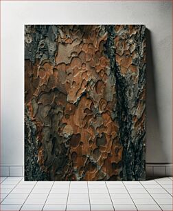 Πίνακας, Abstract Tree Bark Texture Αφηρημένη υφή φλοιού δέντρων