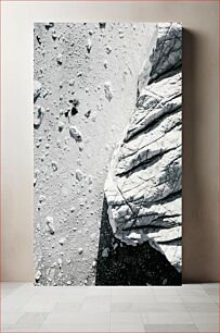 Πίνακας, Abstract view of rocky terrain Αφηρημένη άποψη του βραχώδους εδάφους