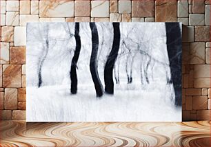 Πίνακας, Abstract Winter Trees Αφηρημένα χειμερινά δέντρα